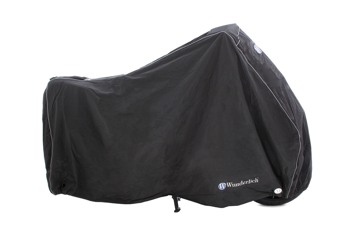 This exclusive outdoor tarpaulin is customised to fit your model.