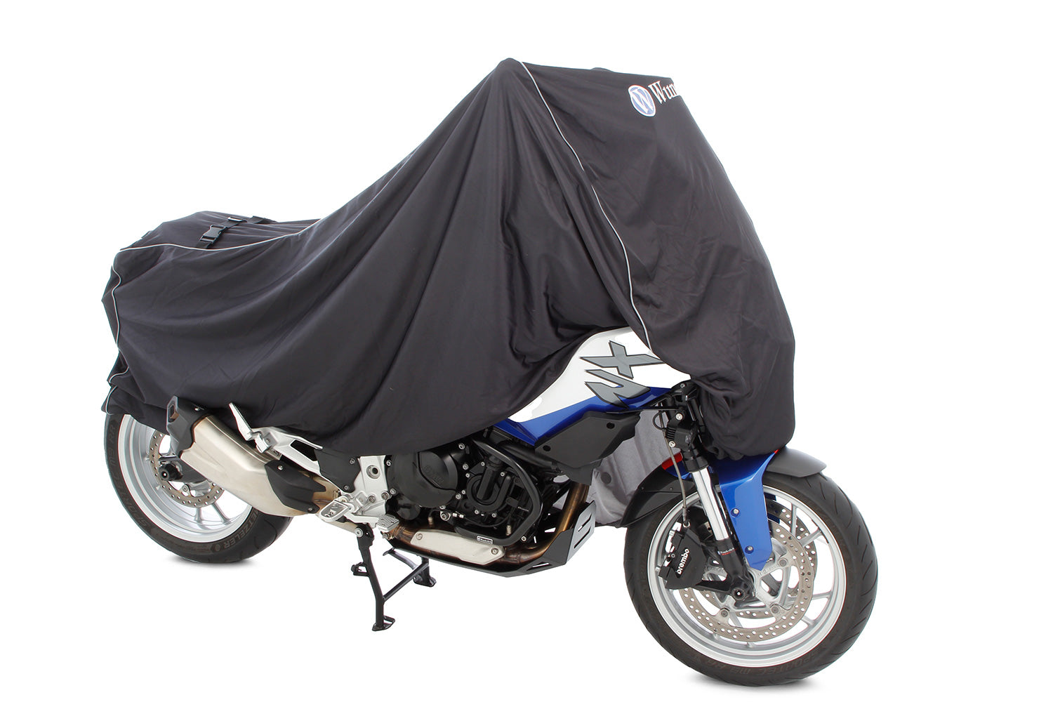 This exclusive tarpaulin is customised to fit your model.