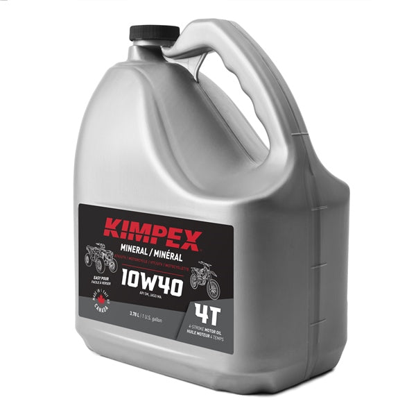 Kimpex-OIL ENGINE MOTO/ATV 10W40 3.78L MNRAL FV0003226 060945855523