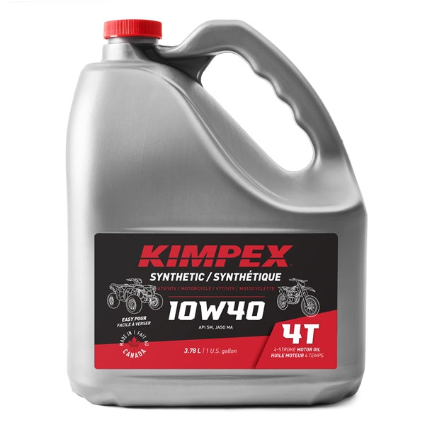 Kimpex-OIL ENGINE MOTO/ATV 10W40 3.78L SYNT FV0002826 779423241795