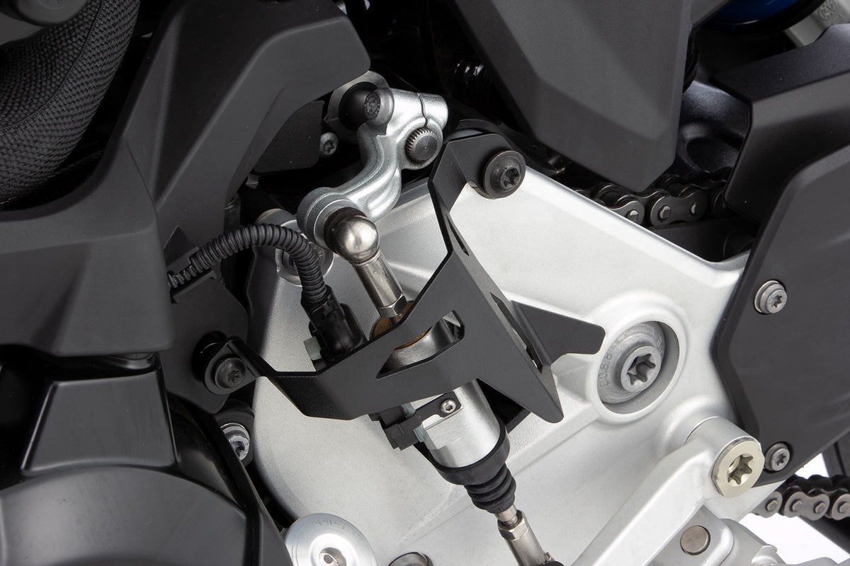 Solid mechanical protection of the shift assistant for the F 900
