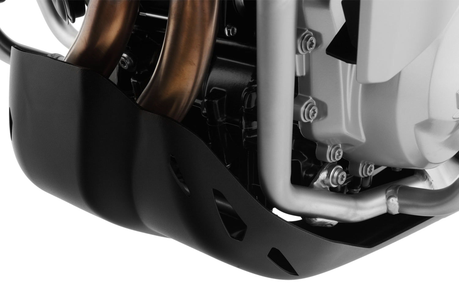 The flawless engine protection in a slim design for the GS protects the engine and manifold from damage
