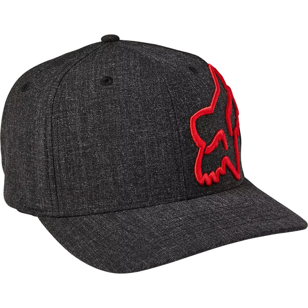 Fox Racing - Clouded Flexfit 2.0 Hat-Black/Red (27089-017)
