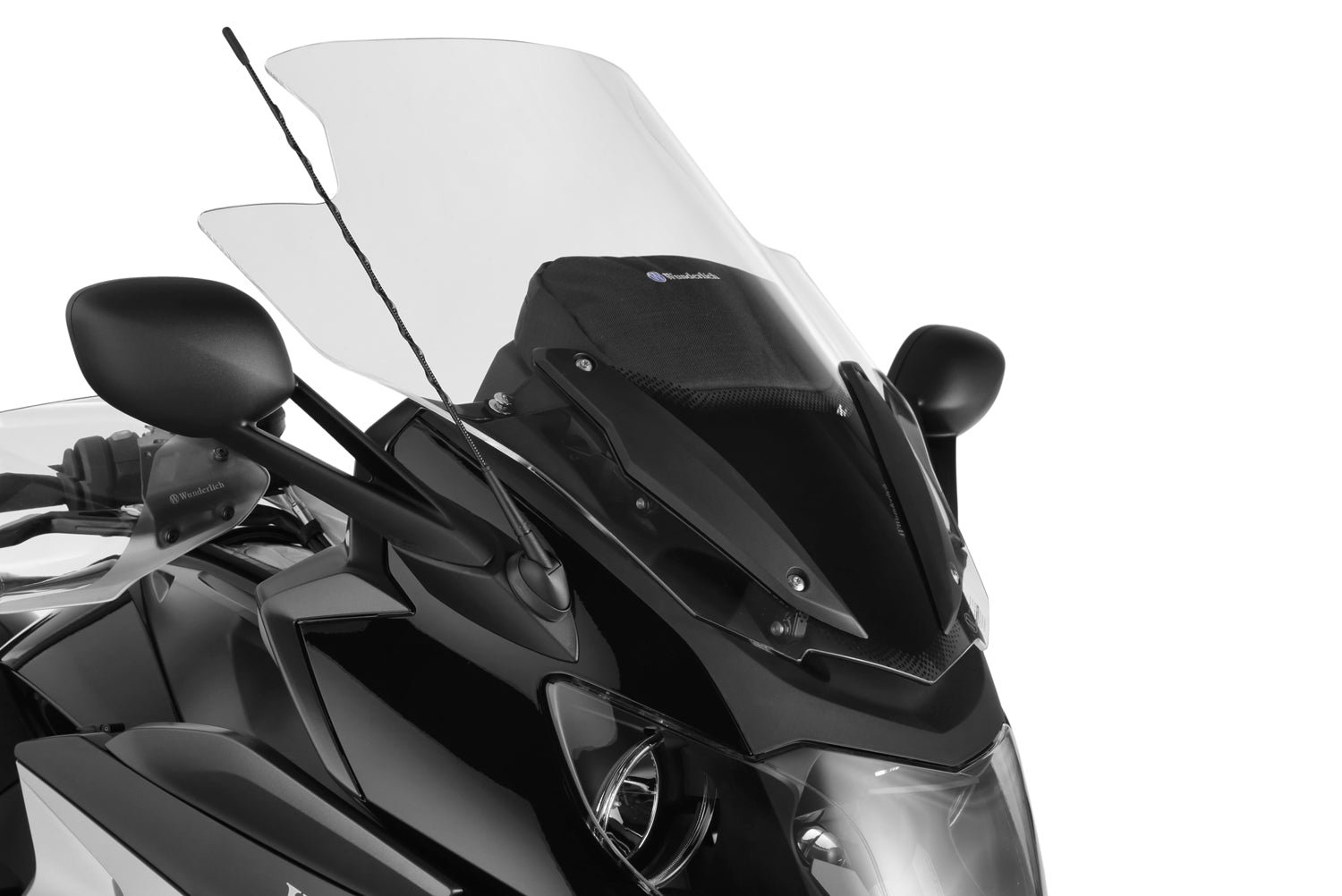 Hand guard “Clear Protect” offers maximum protection from cold, rain, or dirt.