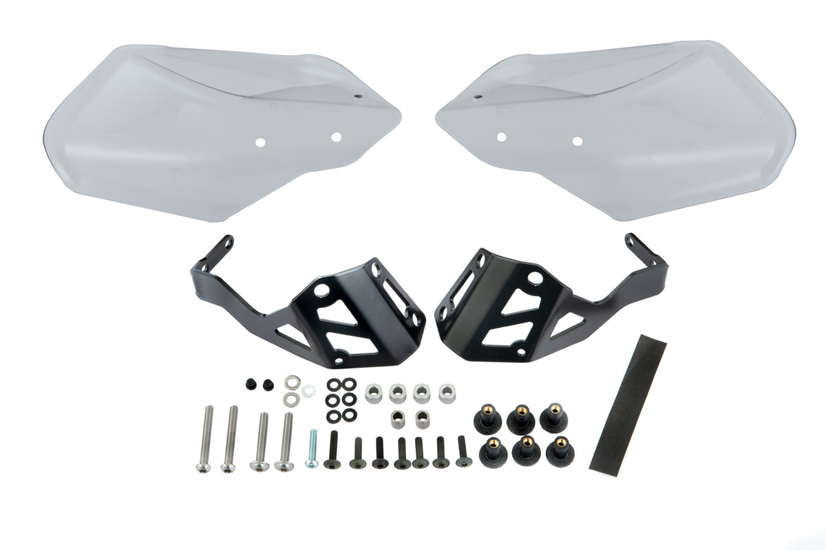 These hand guards offer maximum protection from cold, rain, or dirt.