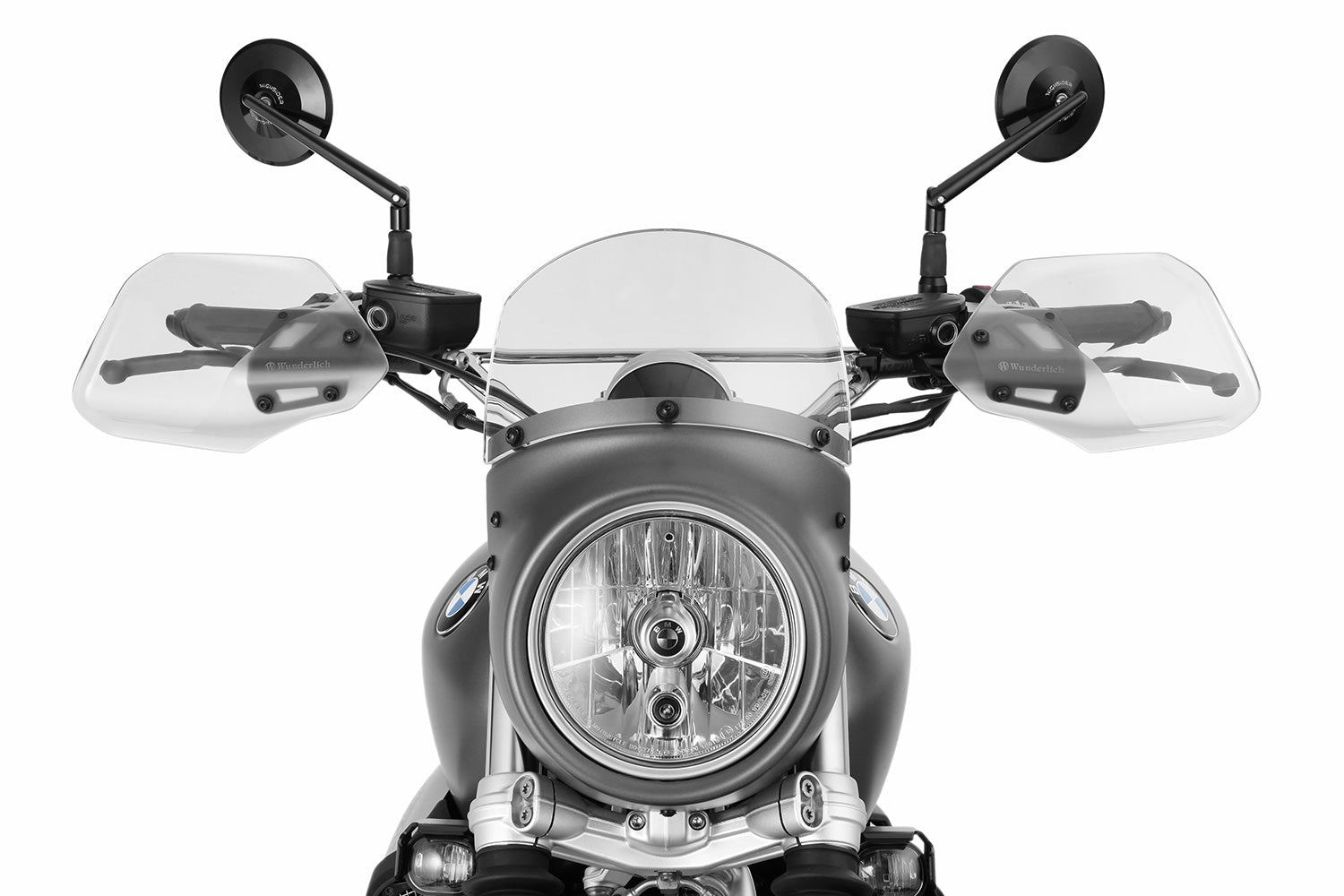 These hand guards offer maximum protection from cold, rain, or dirt.
