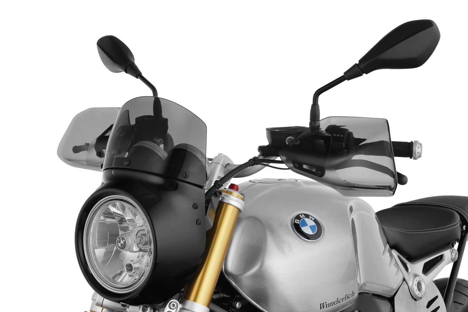 These hand guards offer maximum protection from cold, rain, or dirt.