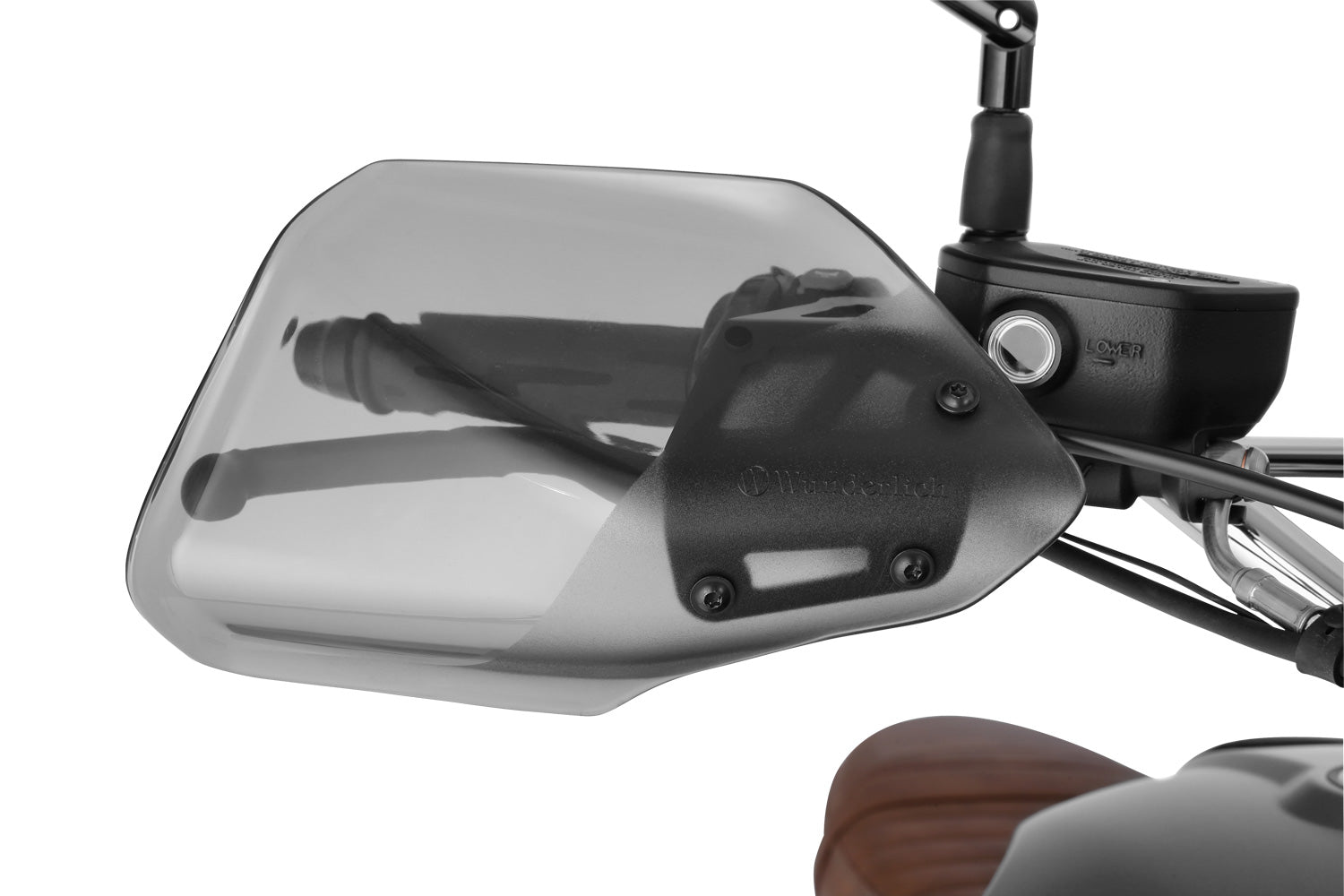These hand guards offer maximum protection from cold, rain, or dirt.