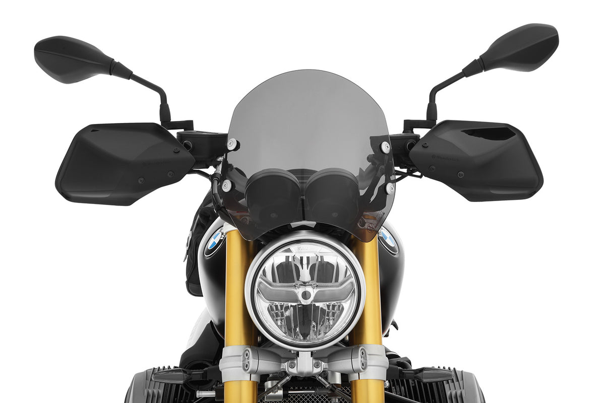 These hand guards offer maximum protection from cold, rain, or dirt.