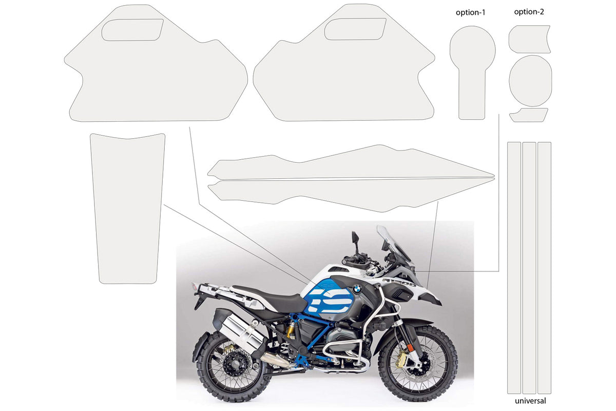 PremiumShield - Complete Paint Protection Set for R 1250 GS Adventure