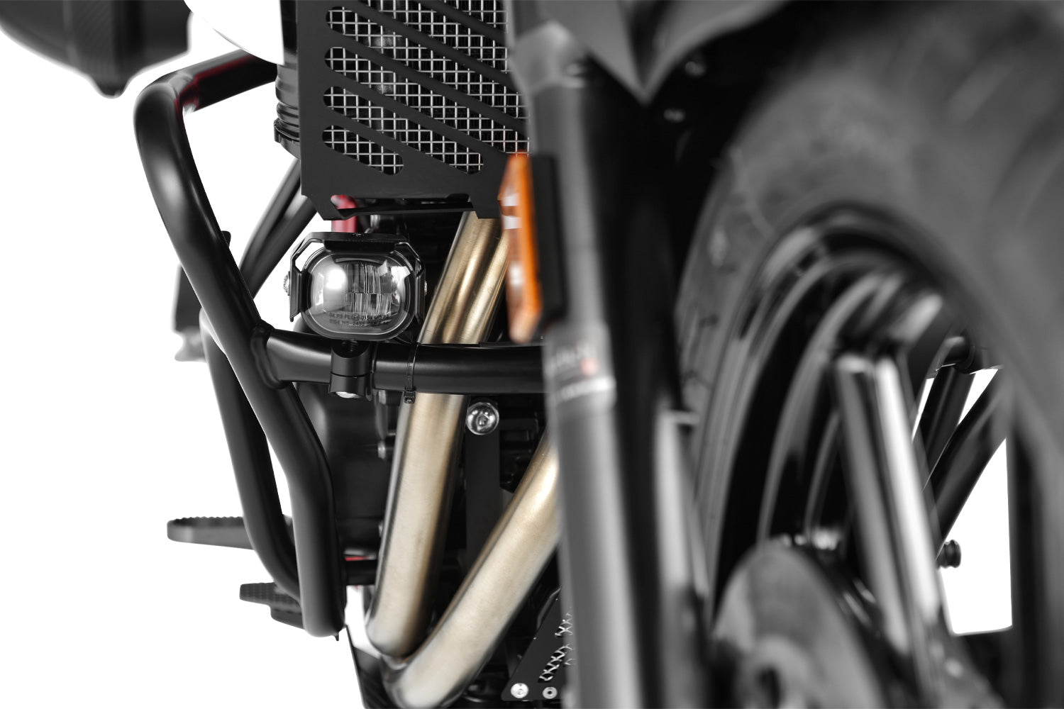 Wunderlich LED auxiliary headlight for protection bar mounting black