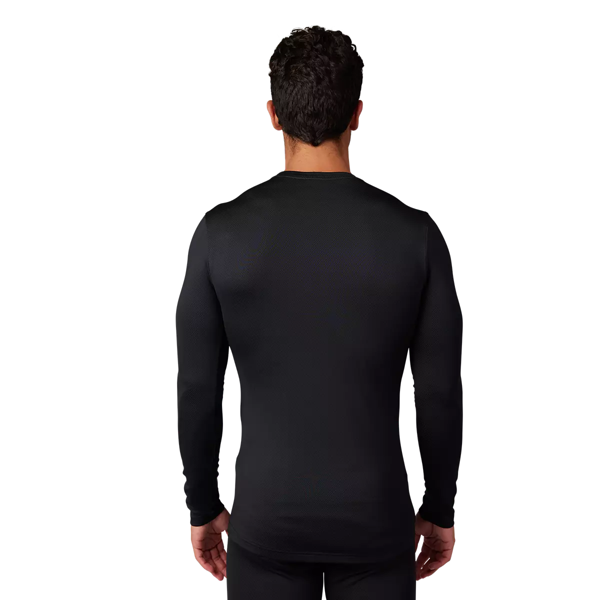 Fox Racing - Tecbase Fire Long Sleeve Shirt-Black (29574-001)
