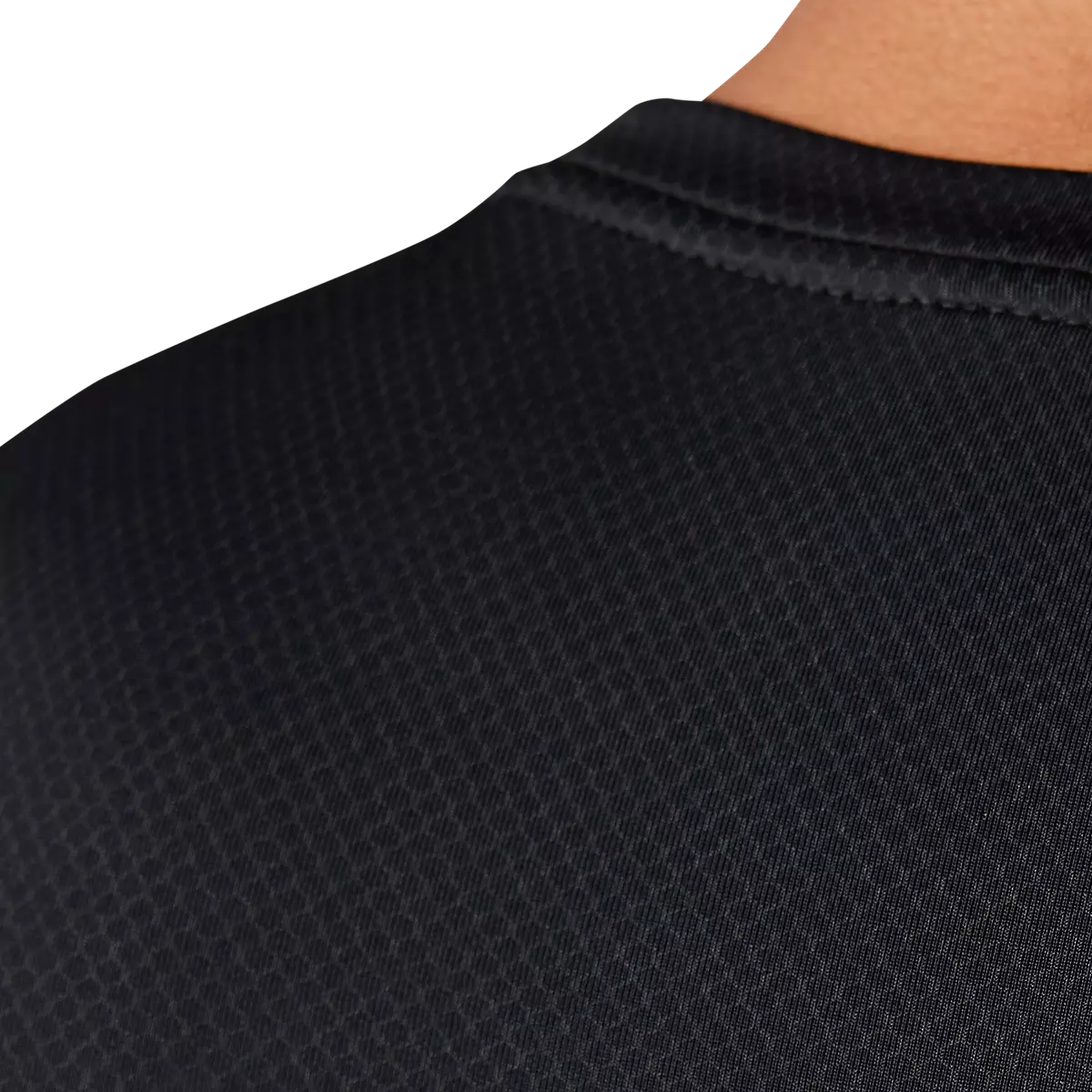 Fox Racing - Tecbase Fire Long Sleeve Shirt-Black (29574-001)