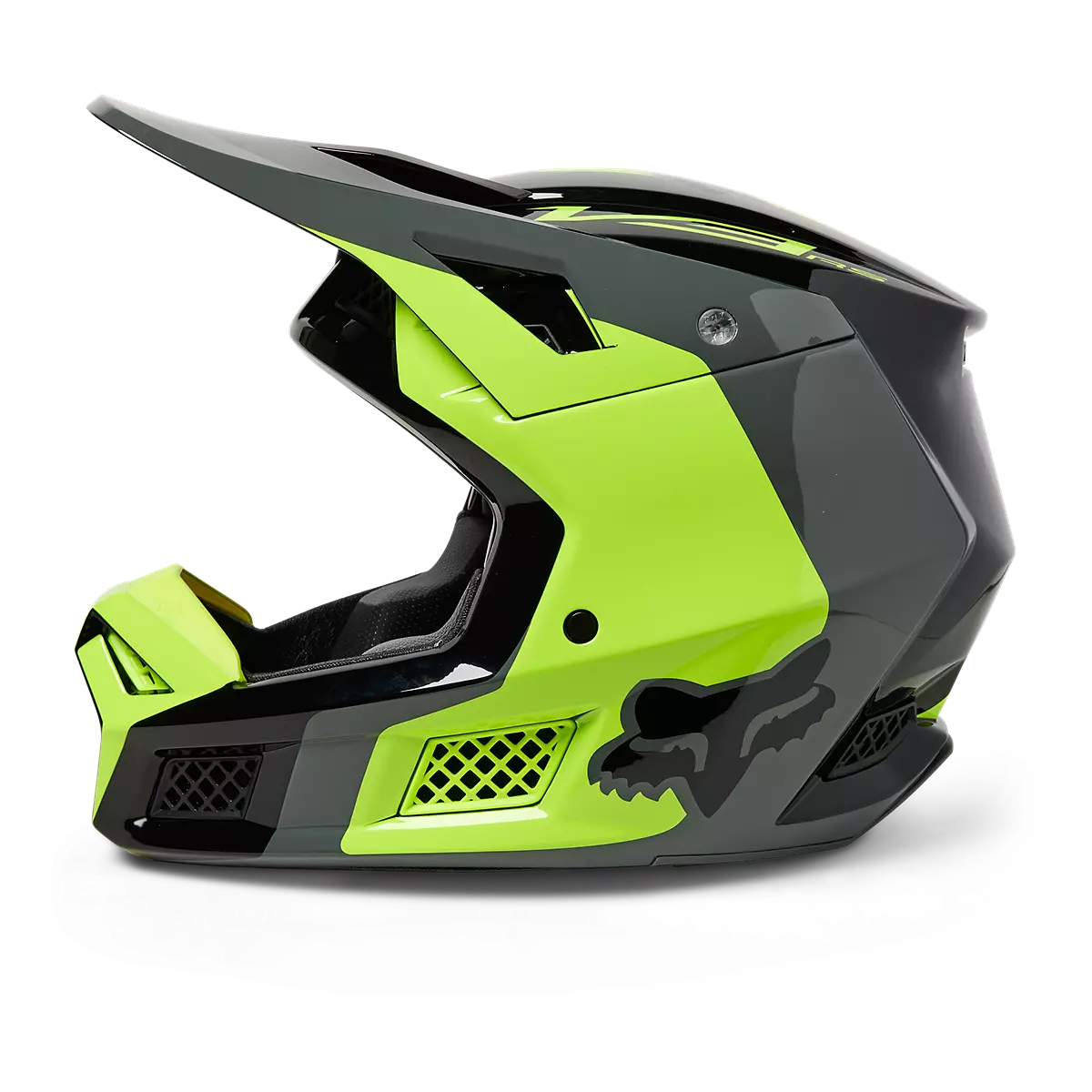 Fox Racing - V3 Rs Efekt Helmet-Flo Yellow (29639-130)