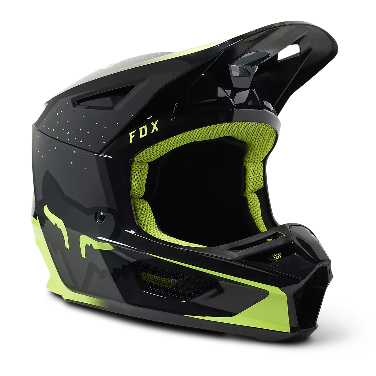 Fox Racing - V2 Vizen Helmet-Flo Yellow (29649-130)