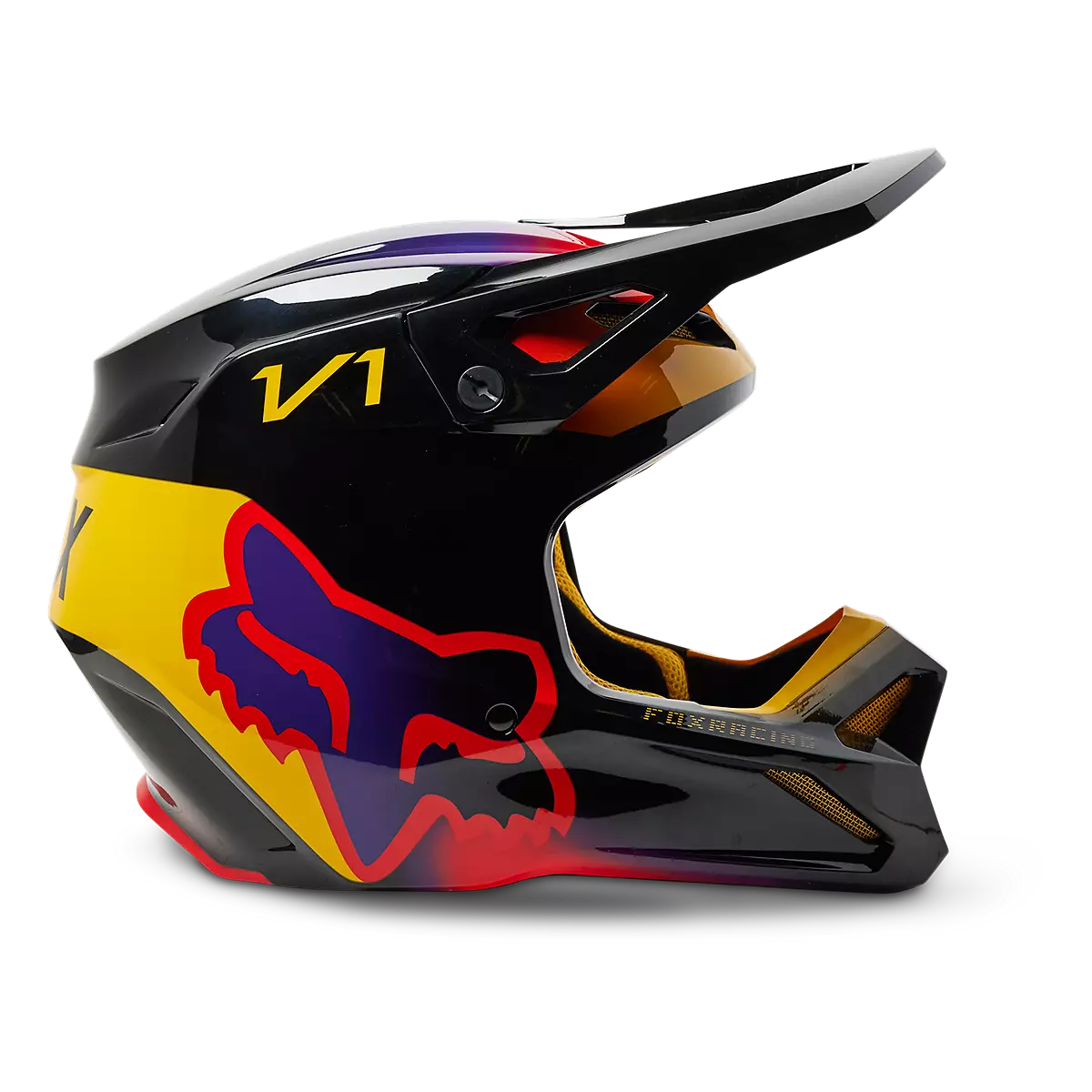 Fox Racing - V1 Toxsyk Helmet Dot/Ece-Black (29659-001)