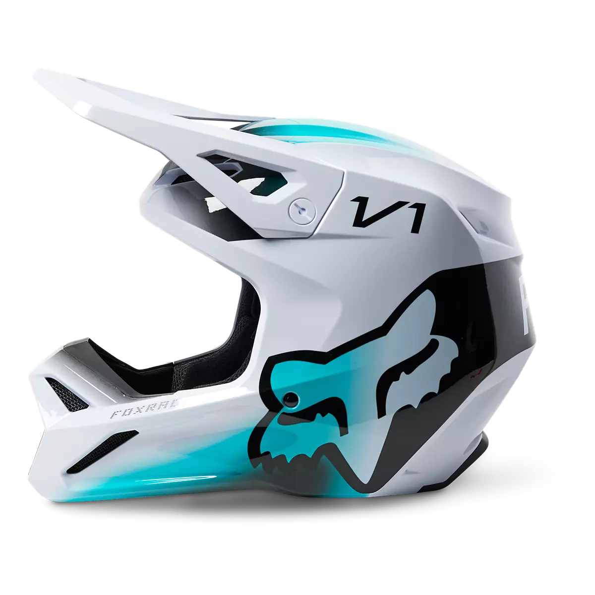 Fox Racing - V1 Toxsyk Helmet Dot/Ece-White (29659-008)