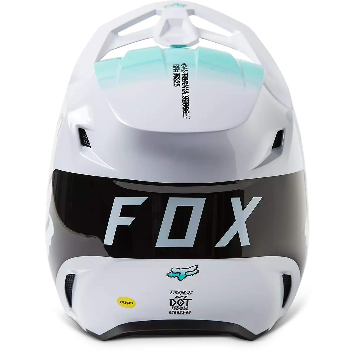 Fox Racing - V1 Toxsyk Helmet Dot/Ece-White (29659-008)