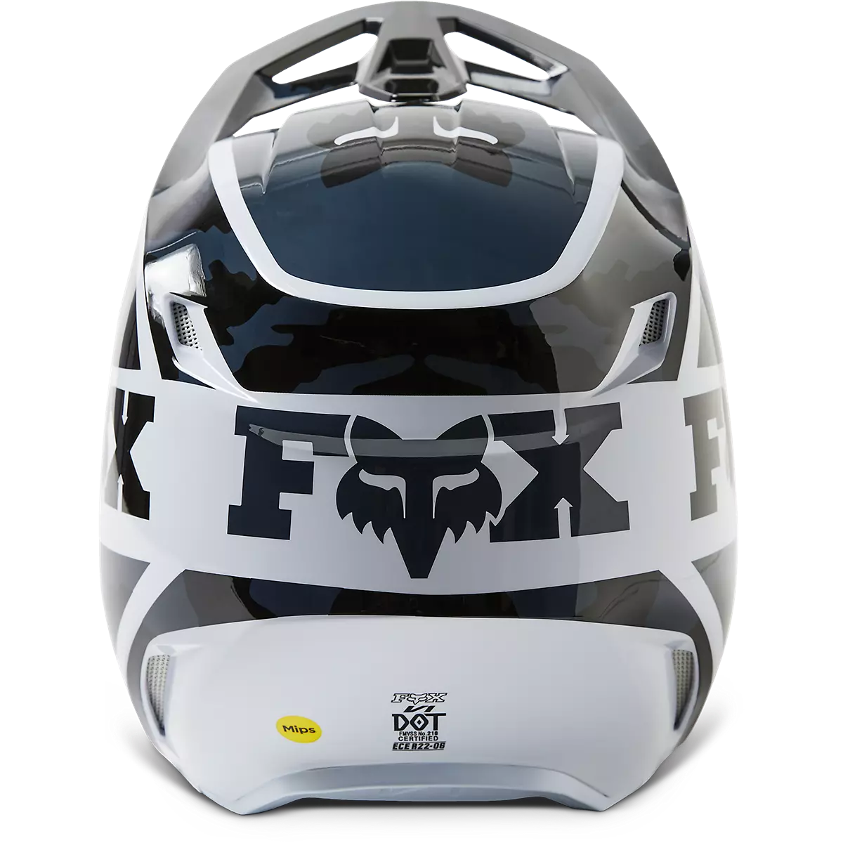 Fox Racing - V1 Nuklr Helmet Dot/Ece-Black (29663-001)