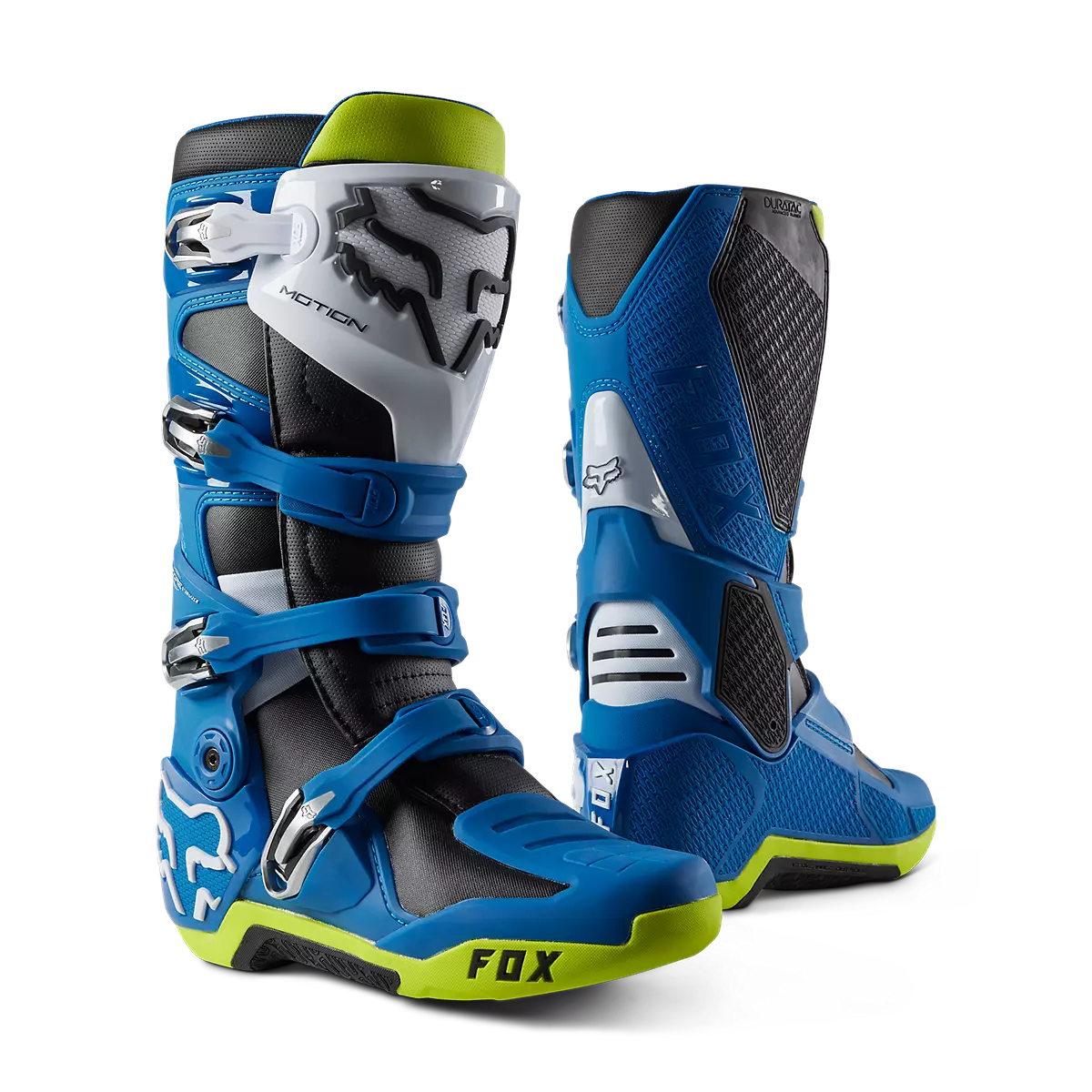 Fox Racing - Motion Boot - Black/White/Gum-Blue/Yellow (29682-026)