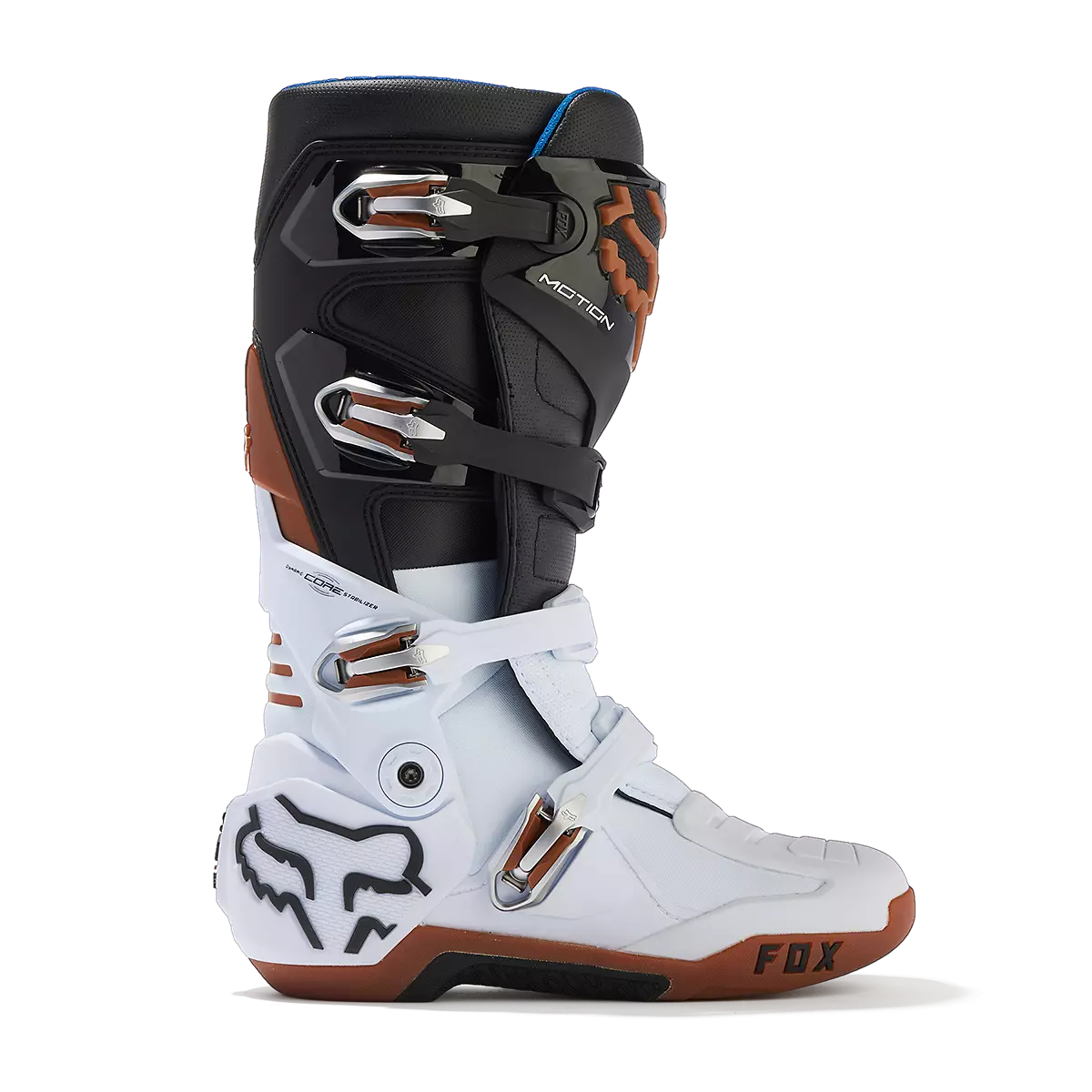 Fox Racing - Motion Boot - Black/White/Gum-Black/White/Gum (29682-454)