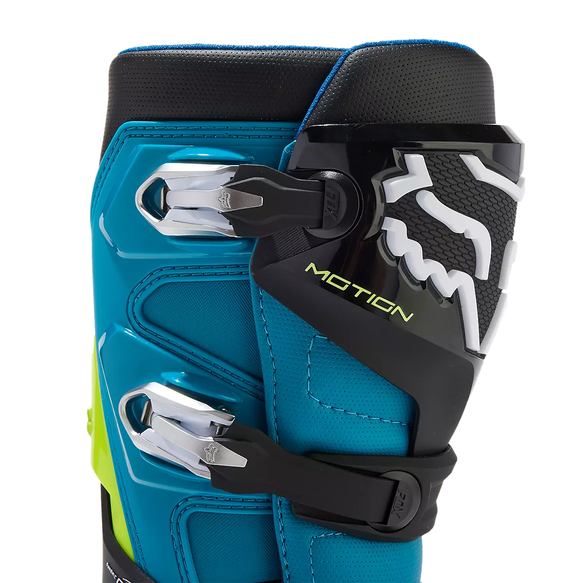Fox Racing - Motion Boot - Black/White/Gum-Maui Blue (29682-551)