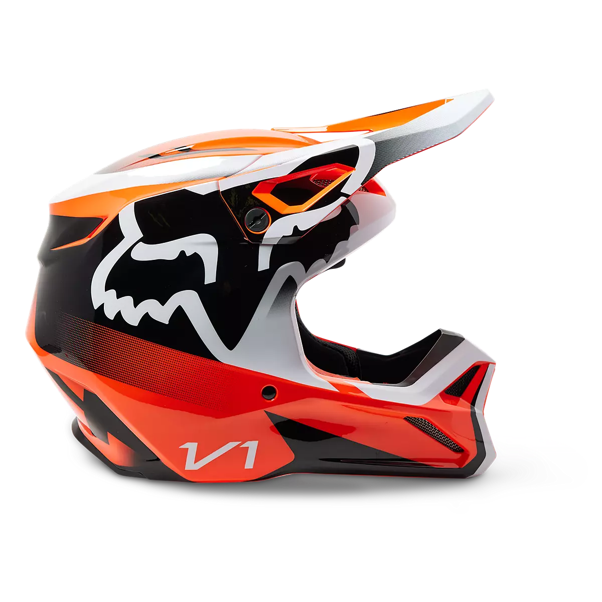Fox Racing - Youth V1 Leed Helmet-Flo Orange (29729-824)