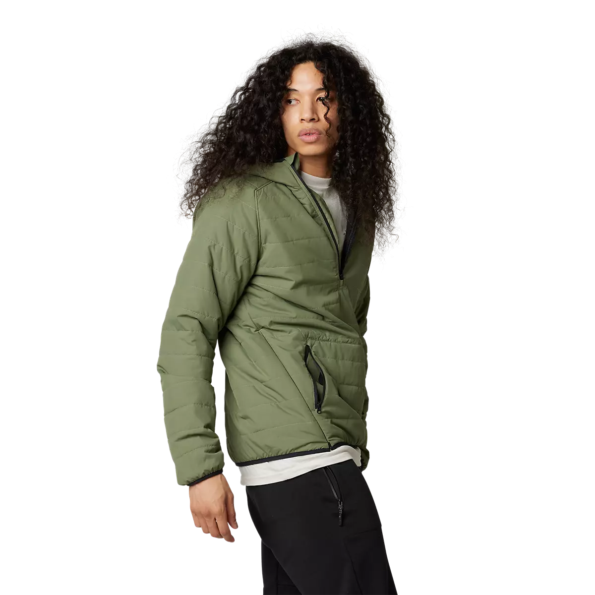 Fox Racing - Howell Hooded Puffy Anorak-Army (29942-532)