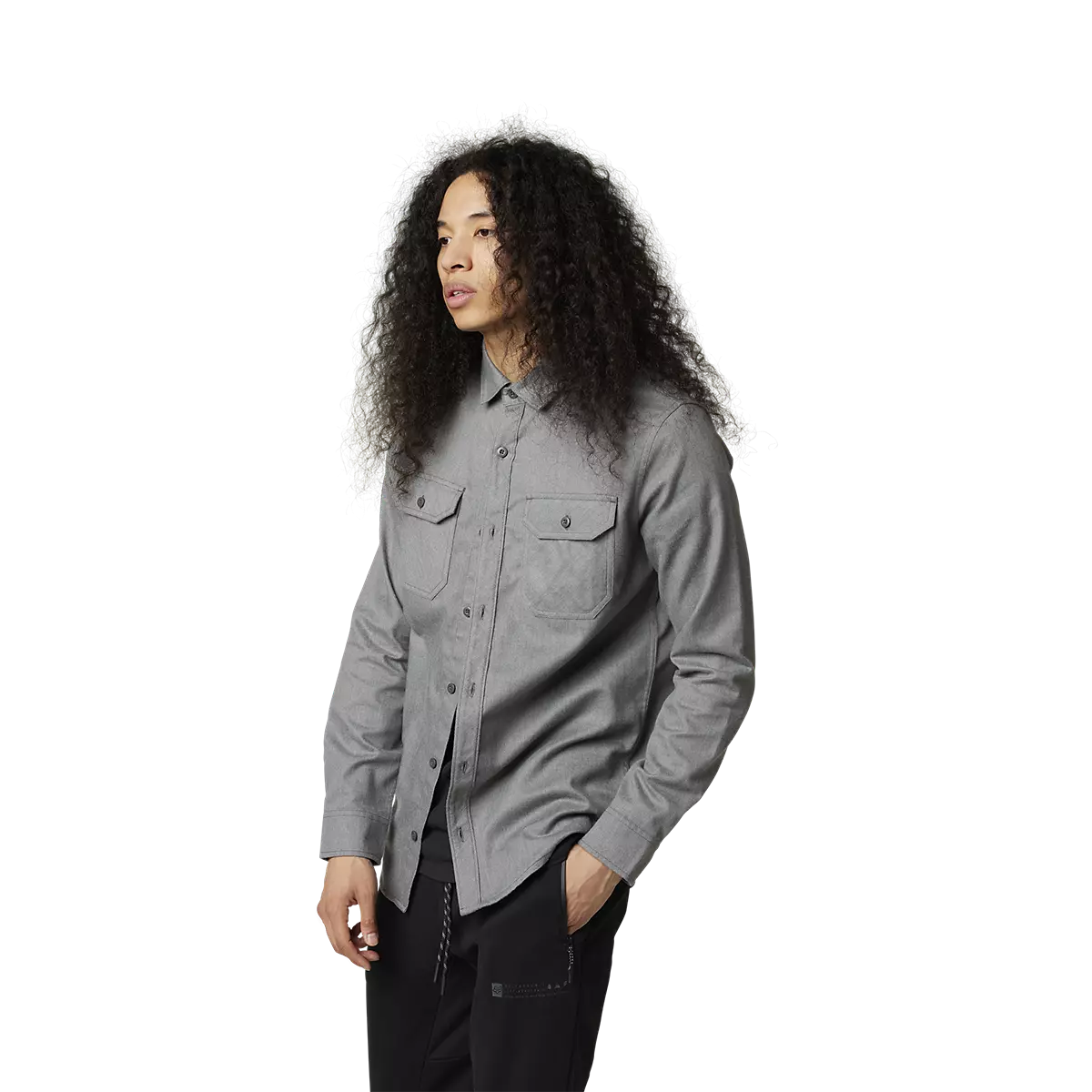 Fox Racing - Assembly Line Flannel-Heather Graphite (29960-185)