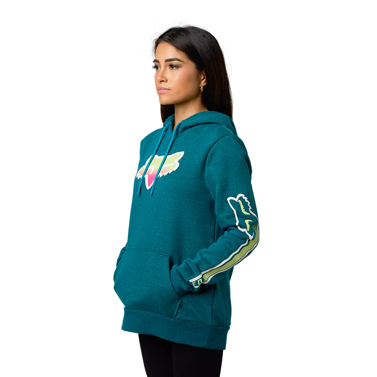 Fox Racing - Vizen Pullover Fleece-Heather Maui Blue (29969-492)