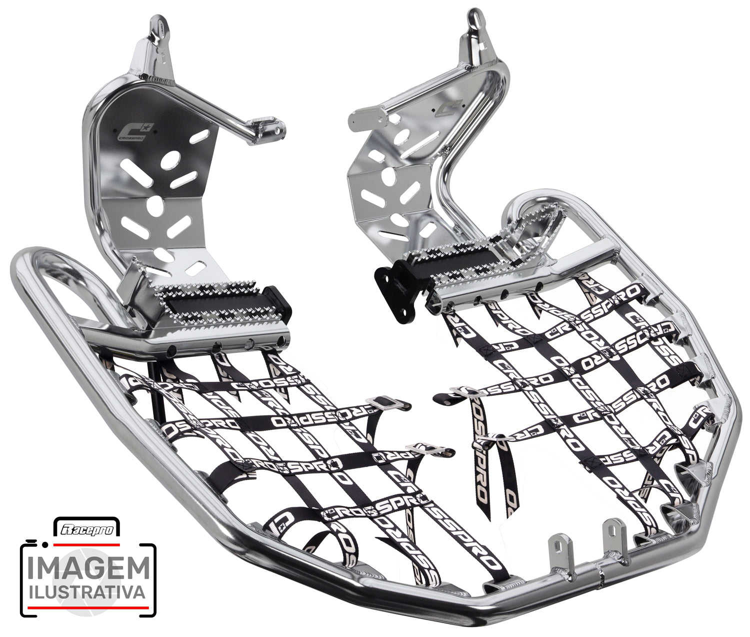 Crosspro - Nerf Bar Evo Pro For Yamaha YFM 700 Raptor-Polish