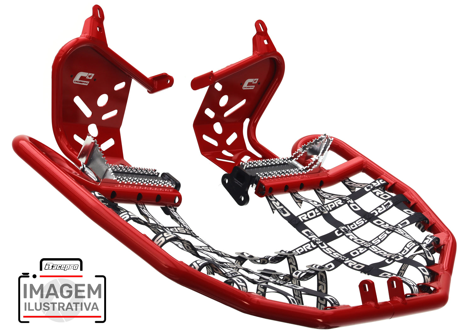 Crosspro - Nerf Bar Evo Pro For 450 XC (ATV), 525 XC (ATV), KTM 450 SX (ATV), 505 SX (ATV)-Red