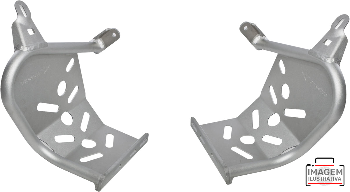 Crosspro - Heel Protection Evo 1 For Kawasaki KFX 450R-Polish