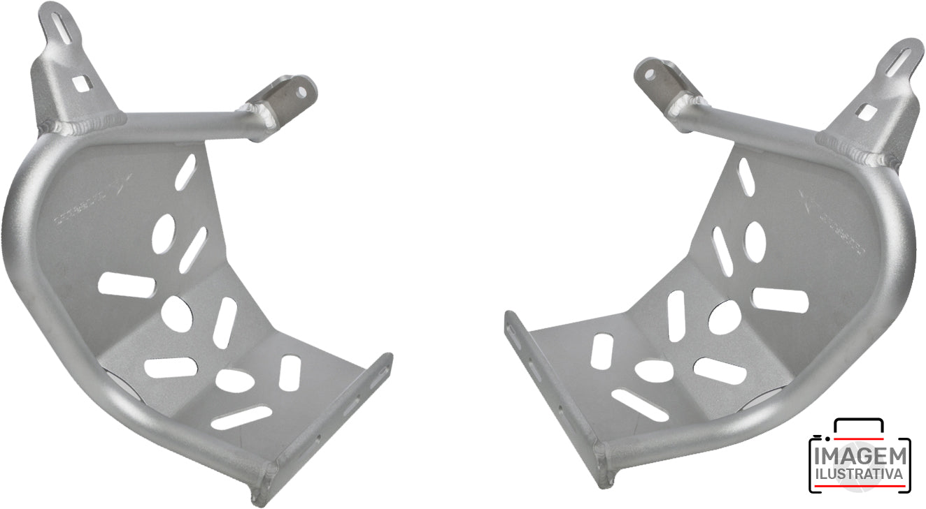 Crosspro - Heel Protection Evo 1 For Arctic Cat 250 DVX-Yellow