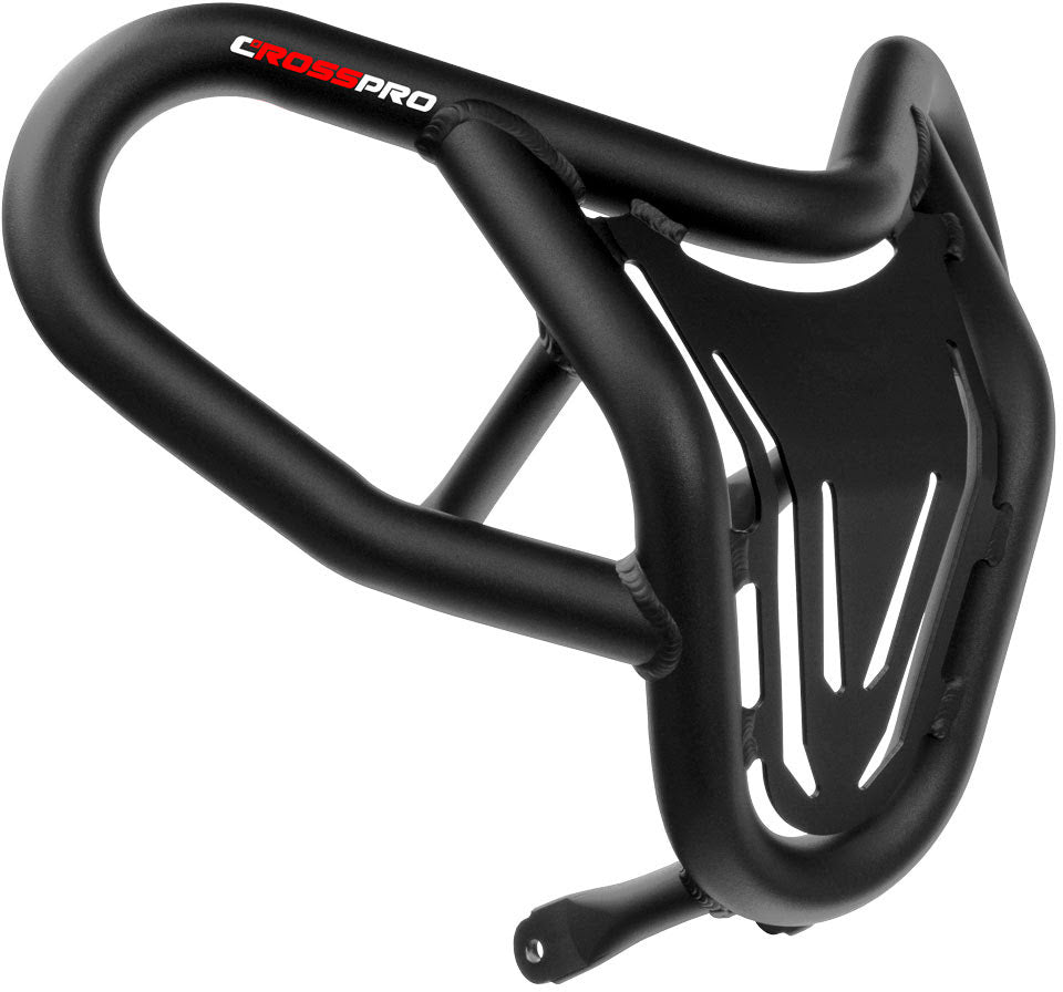 Crosspro - Front Bumper P25 For Arctic Cat 400 DVX, Honda TRX 400, Honda TRX 450, Honda TRX 400, Kawasaki KFX 400, Suzuki LT-Z 400-Textured Black