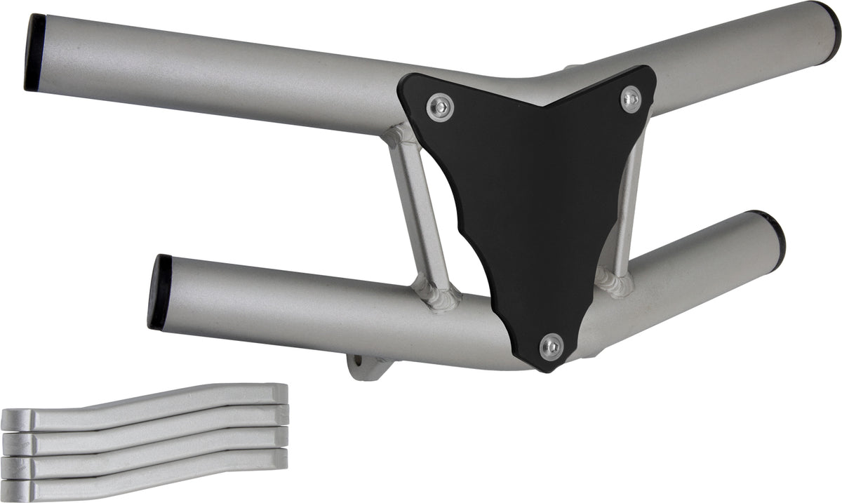 Crosspro - Front Bumper Waspe Lite For Adly Herkules 500 S-Ice Polish Tube / Black Plate