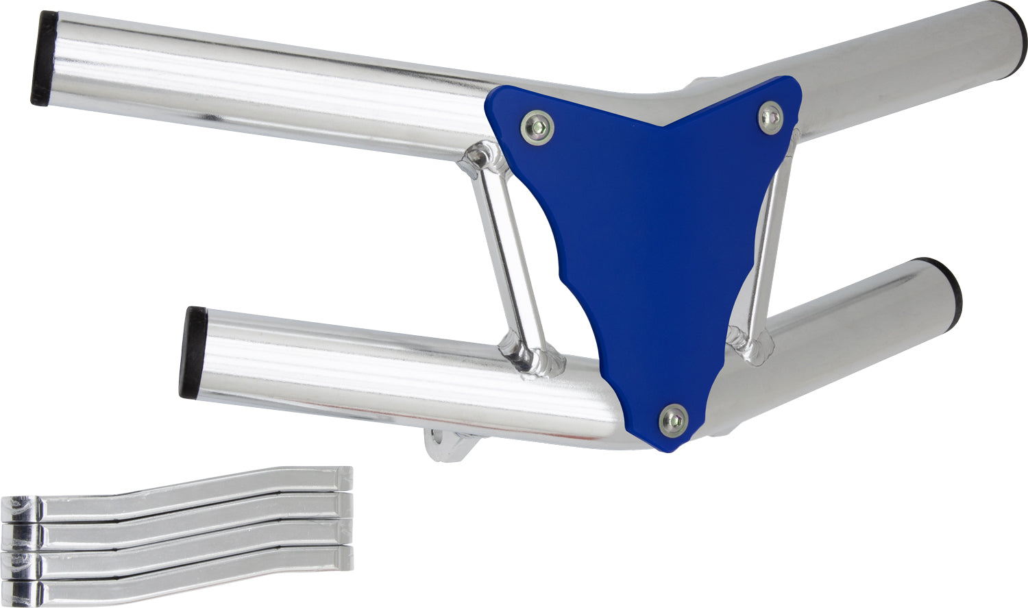 Crosspro - Front Bumper Waspe Lite For Polaris Outlaw 500-Polish Tubo / Blue Plate