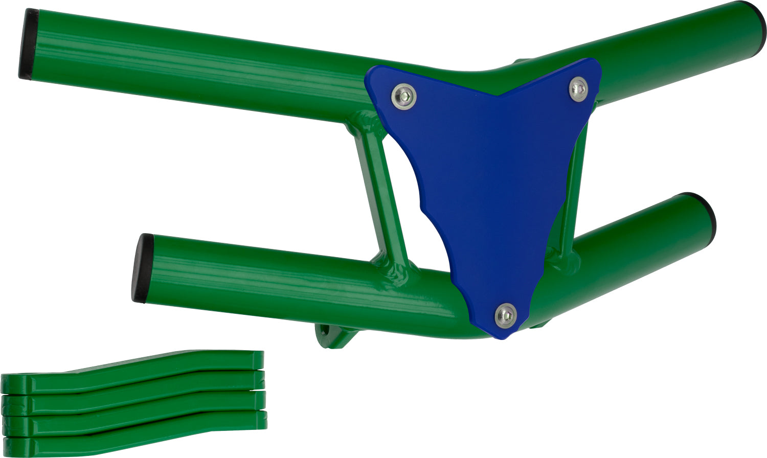 Crosspro - Front Bumper Waspe Lite For Access SP 450-Green Tube / Blue Plate