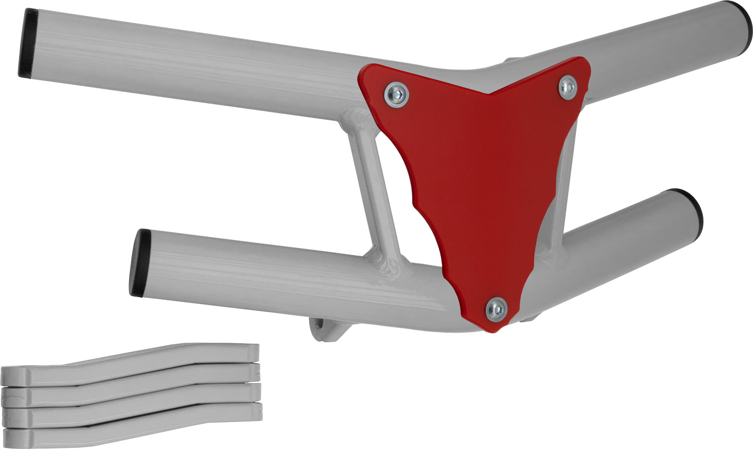 Crosspro - Front Bumper Waspe Lite For Aeon Cobra 350-White Tube / Red Plate