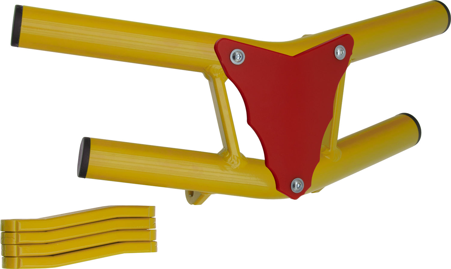 Crosspro - Front Bumper Waspe Lite For SMC Ram 520-Yellow Tube / Red Plate