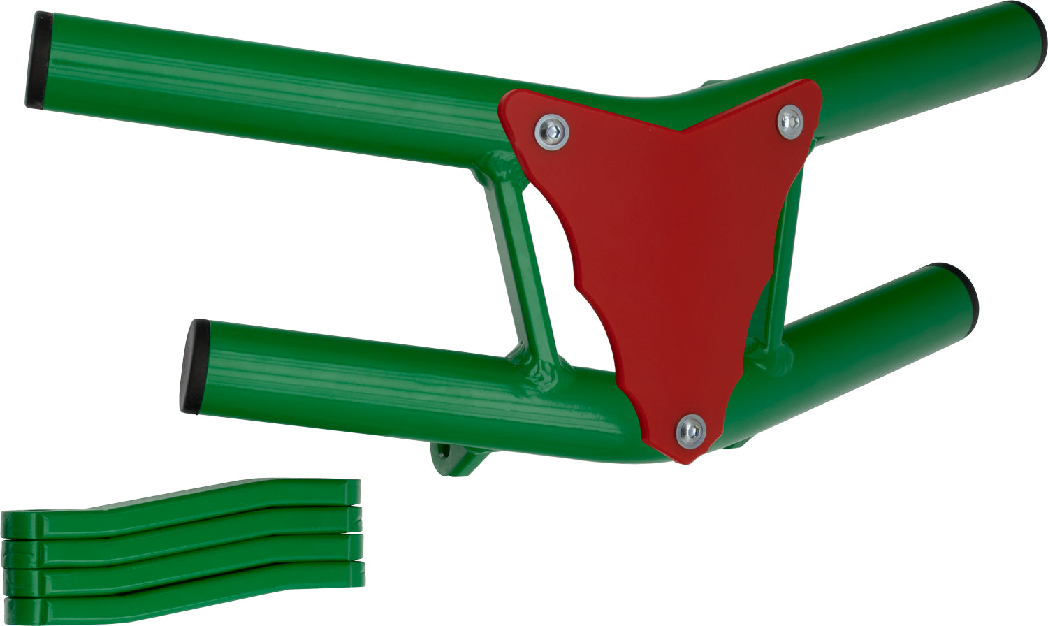 Crosspro - Front Bumper Waspe Lite For SMC Ram 520-Green Tube / Red Plate