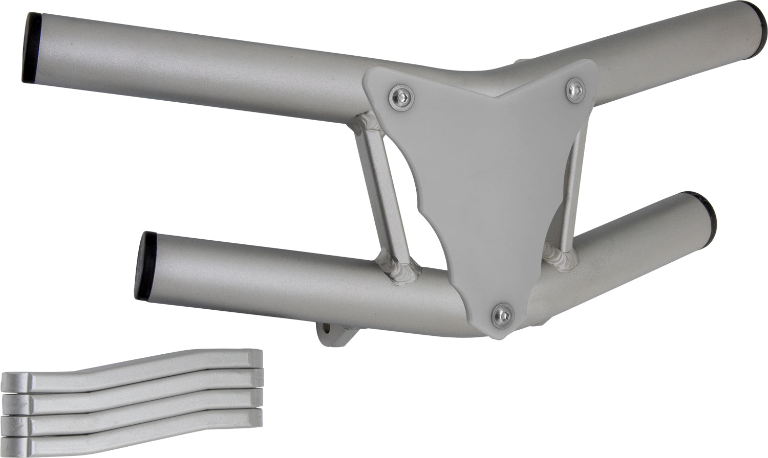 Crosspro - Front Bumper Waspe Lite For Yamaha YFZ 450R-Ice Polish Tube / White Plate