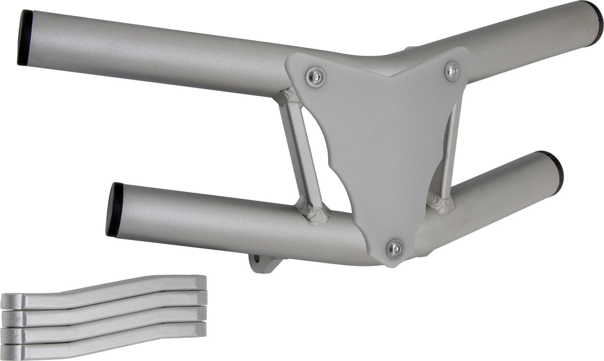 Crosspro - Front Bumper Waspe Lite For Honda TRX 250-Ice Polish Tube / White Plate