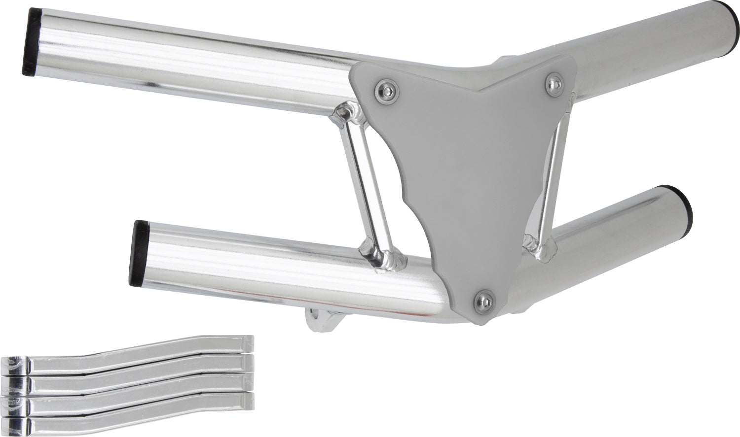 Crosspro - Front Bumper Waspe Lite For Honda TRX 700-Polish Tubo / White Plate