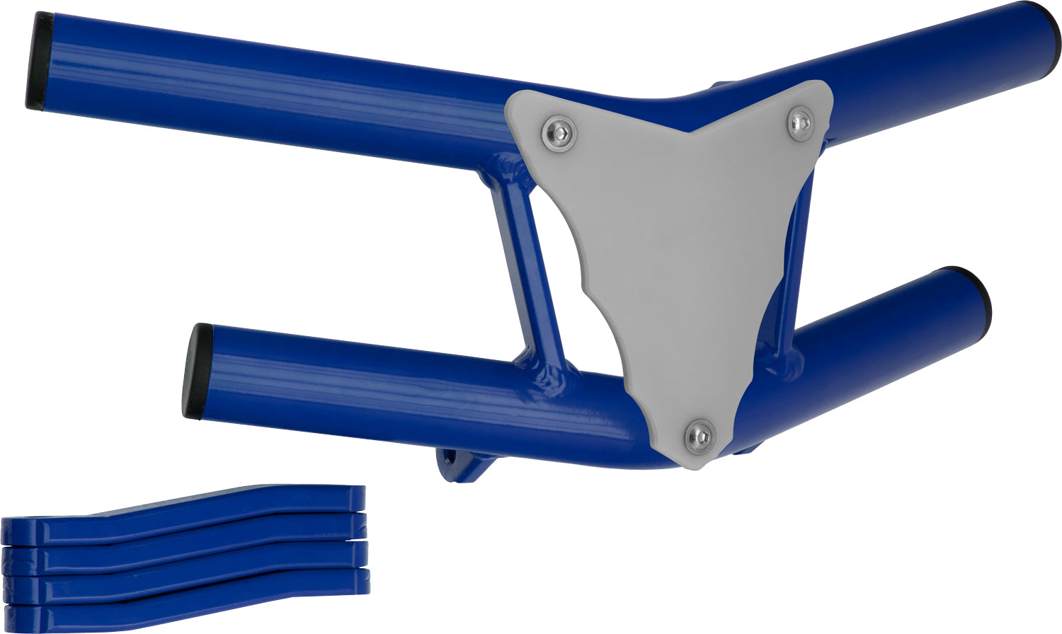 Crosspro - Front Bumper Waspe Lite For Yamaha YFM 350 Warrior-Blue Tube / White Plate