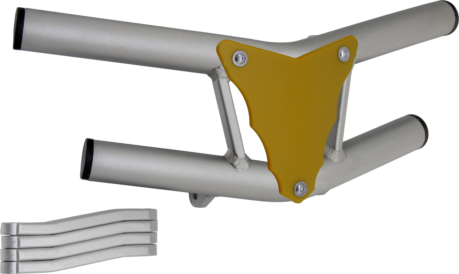 Crosspro - Front Bumper Waspe Lite For Aeon Cobra 350-Ice Polish Tube / Yellow Plate