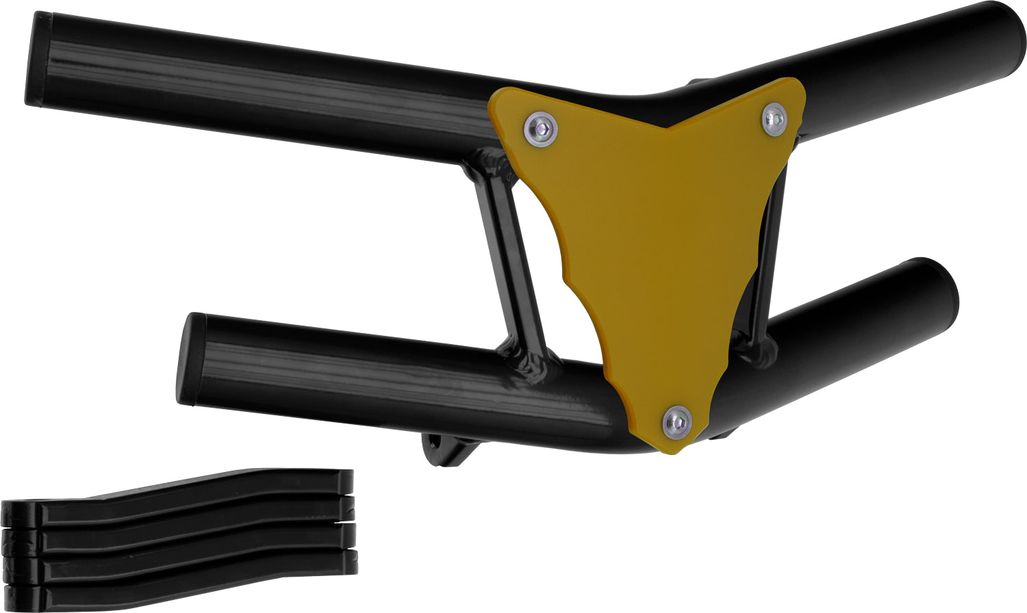 Crosspro - Front Bumper Waspe Lite For 450 XC (ATV), 525 XC (ATV), KTM 450 SX (ATV), 505 SX (ATV)-Black Tube / Yellow Plate