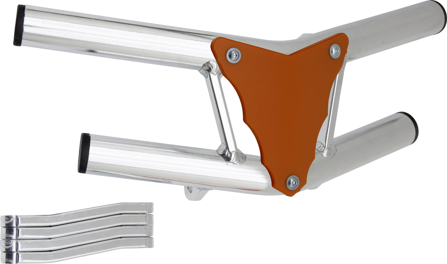 Crosspro - Front Bumper Waspe Lite For Polaris Outlaw 500-Polish Tubo / Orange Plate