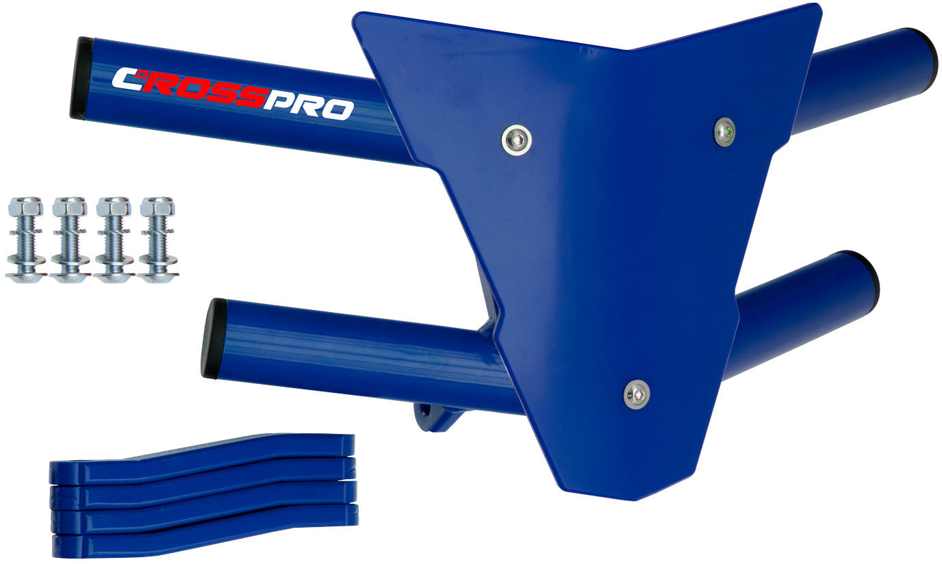 Crosspro - Front Bumper Waspe For Adly Herkules 500 S-Blue Tube / Blue Plate