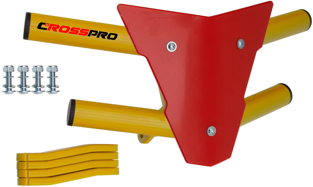 Crosspro - Front Bumper Waspe For Access SP 450-Yellow Tube / Red Plate